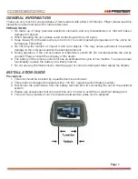 Preview for 2 page of Premier TV-1851TFT Instruction Manual