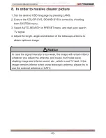 Preview for 13 page of Premier TV-2758TFT Instruction Manual