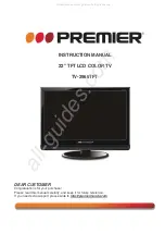 Preview for 1 page of Premier TV-2966TFT Instruction Manual