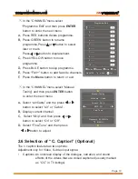 Preview for 15 page of Premier TV-4298TFT Instruction Manual