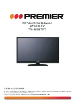 Preview for 1 page of Premier TV-4689TFT Instruction Manual