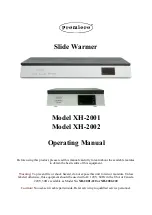 premiere XH-2001 Operating Manual preview