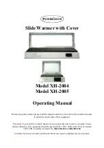 premiere XH-2004 Operating Manual preview