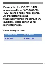 Preview for 2 page of Premio VCO-6000-CFL-4M2 User Manual