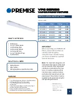 Premise VP2 Series Installation Instructions предпросмотр