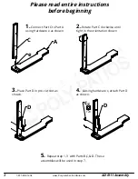 Предварительный просмотр 3 страницы Premium Poly Patios AD-0111 Assembly Instructions