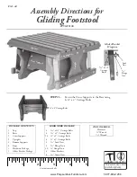 Premium Poly Patios Berlin Gardens PVGF2100 Assembly Directions предпросмотр