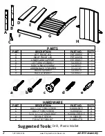 Предварительный просмотр 2 страницы Premium Poly Patios Breezesta AD-0115 Assembly