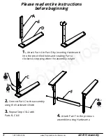 Предварительный просмотр 3 страницы Premium Poly Patios Breezesta AD-0115 Assembly