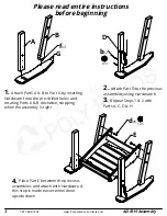 Preview for 3 page of Premium Poly Patios Breezesta AD-0119 Assembly