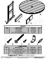 Предварительный просмотр 2 страницы Premium Poly Patios Breezesta CH-0809 Assembly