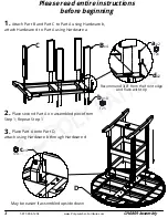 Предварительный просмотр 3 страницы Premium Poly Patios Breezesta CH-0809 Assembly