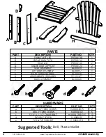 Предварительный просмотр 2 страницы Premium Poly Patios Breezesta CO-0400 Assembly