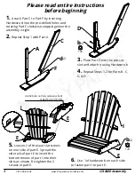 Предварительный просмотр 3 страницы Premium Poly Patios Breezesta CO-0400 Assembly