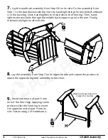 Предварительный просмотр 4 страницы Premium Poly Patios Breezesta CO-0400 Assembly