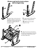 Preview for 3 page of Premium Poly Patios Breezesta DH-0700 Assembly