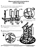 Предварительный просмотр 3 страницы Premium Poly Patios Breezesta DH-0703 Assembly