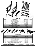 Preview for 2 page of Premium Poly Patios Breezesta PT-0600 Manual