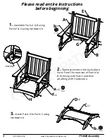 Preview for 3 page of Premium Poly Patios Breezesta PT-0600 Manual