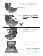 Предварительный просмотр 2 страницы Premium Poly Patios Garden Classic GCLT0044D Assembly Directions