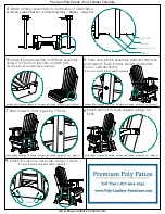 Preview for 2 page of Premium Poly Patios Luxcraft Crestville Adirondack 2 Quick Start Manual