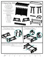 Premium Poly Patios Luxcraft Crestville CV-4CPG Manual preview