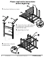 Preview for 3 page of Premium Poly Patios Piedmont PT-0507 Assembly Instructions