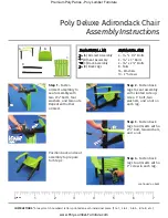 Предварительный просмотр 1 страницы Premium Poly Patios Poly Deluxe Assembly Instructions And Rules