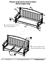 Preview for 3 page of Premium Poly Patios Skyline SK-0402-36 Assembly Instructions