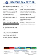 Preview for 14 page of Premium 0503ABWVAG70P Operating Instructions Manual