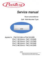 Premium PAC12028A Service Manual preview