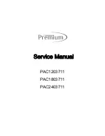 Premium PAC1203711 Service Manual preview