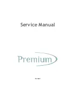 Premium PAC36007 Service Manual предпросмотр