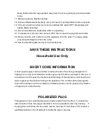 Preview for 3 page of Premium PB348 Use And Care Manual