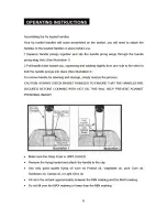 Предварительный просмотр 7 страницы Premium PDF302T Use & Care Manual