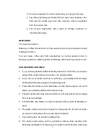 Preview for 9 page of Premium pem350 Use And Care Manual