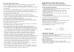 Preview for 2 page of Premium PFB2000 Use & Care Manual