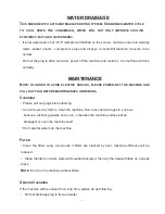 Preview for 10 page of Premium PPA9004J Use & Care Manual