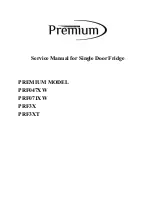 Premium PRF047XW Service Manual preview