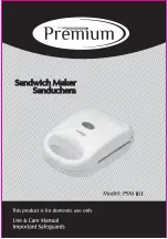 Premium PSM 101 Use & Care Manual предпросмотр