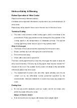 Preview for 5 page of Premium PWC456MS Use & Care Manual