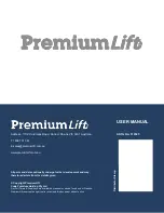 Предварительный просмотр 20 страницы PremiumLift Ultra Low Bed User Manual