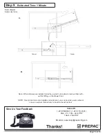 Preview for 16 page of Prepac DNH-0339-1 Assembly Instructions Manual