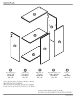 Preview for 2 page of Prepac GSUW-0706-1 Assembly Instructions Manual