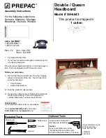 Prepac SH-6643 Assembly Instructions Manual preview