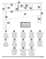 Preview for 3 page of Prepac SH-8445 Assembly Instructions Manual