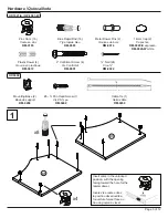 Предварительный просмотр 3 страницы Prepac USM-0003-1 Assembly Instructions Manual