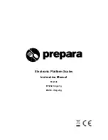 Предварительный просмотр 1 страницы Prepara EF232 Instruction Manual