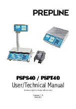 PREPLINE PSPS40 User'S & Technical Manual preview