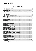 Preview for 2 page of PREPLINE PSPS40 User'S & Technical Manual